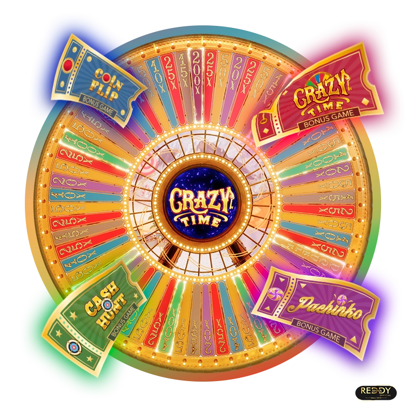 Crazy Time Live Casino Wheel